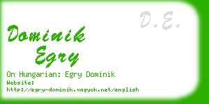 dominik egry business card